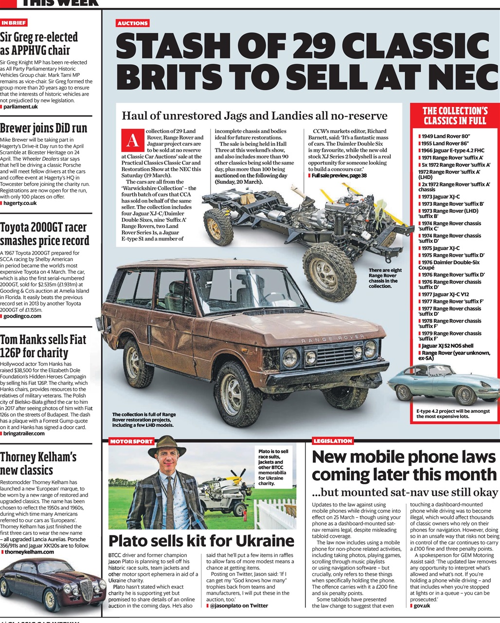 Classic Car Weekly Preview Pages