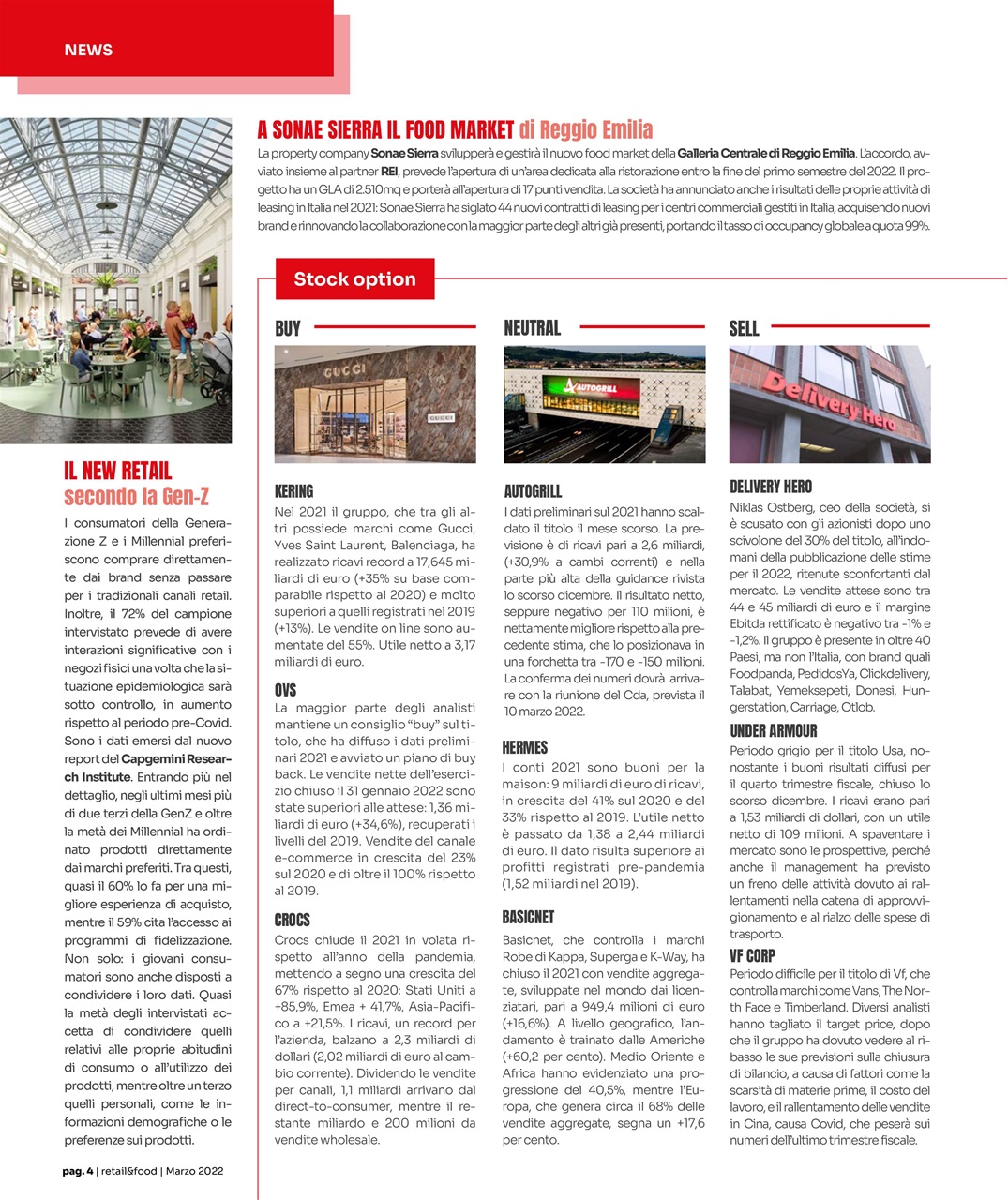 Retail&food Preview Pages