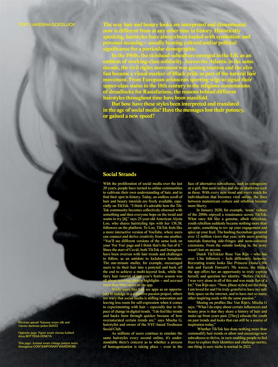 Dazed Magazine Preview Pages