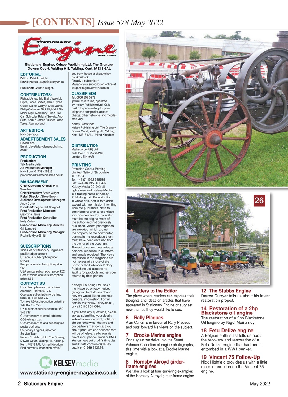 Stationary Engine Preview Pages