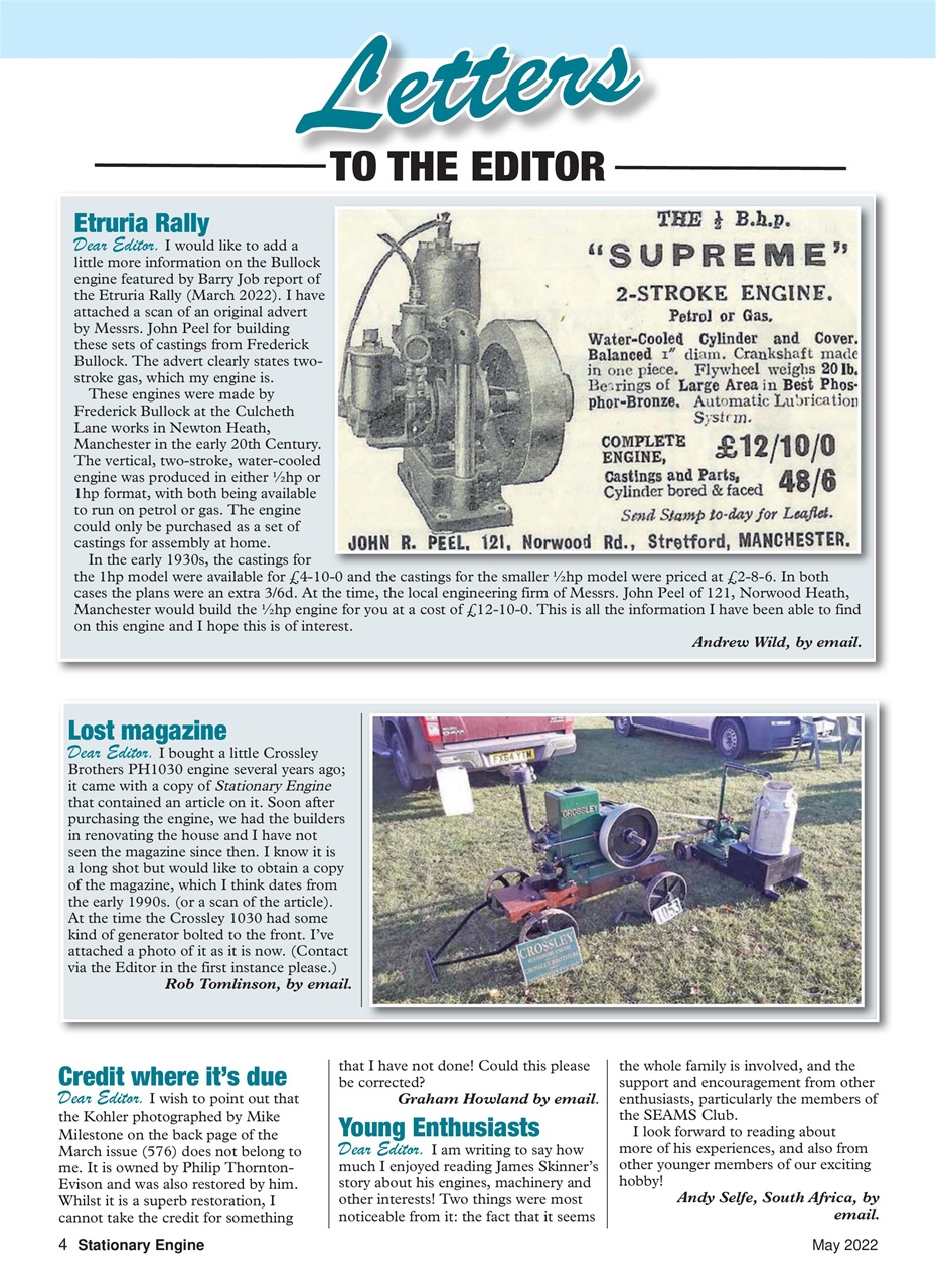 Stationary Engine Preview Pages