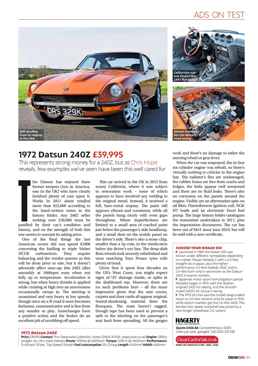 Classic Cars Preview Pages