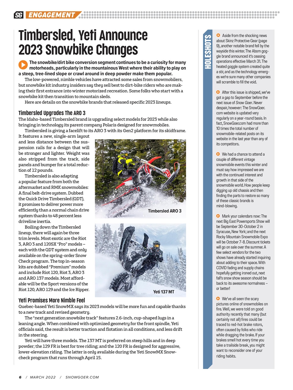 SnowGoer Preview Pages