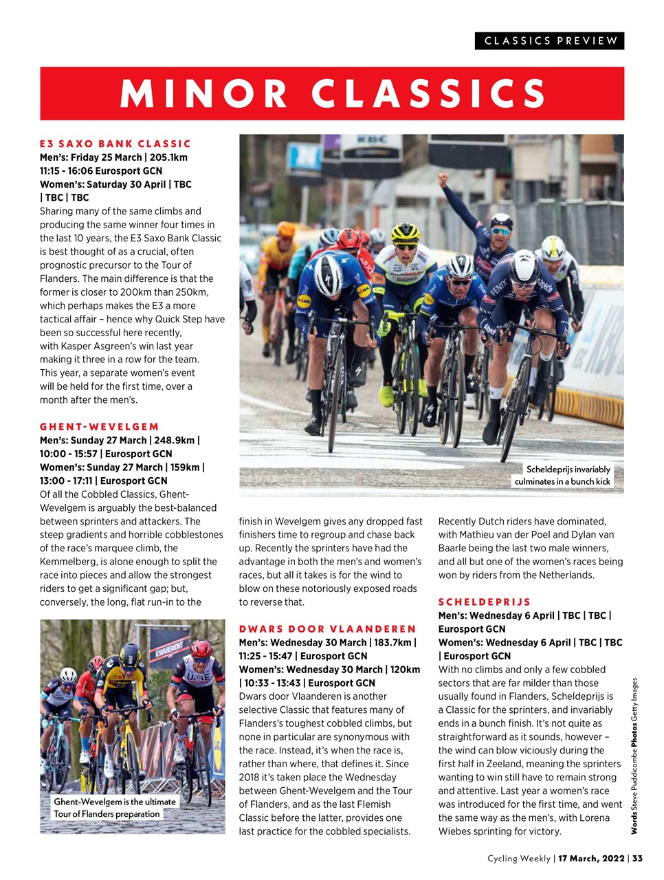 Cycling Weekly Preview Pages