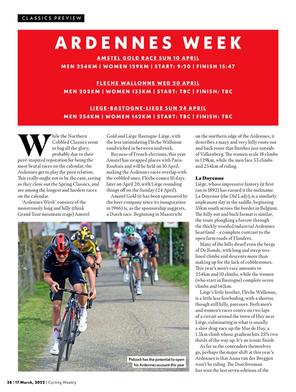 Cycling Weekly Preview Pages