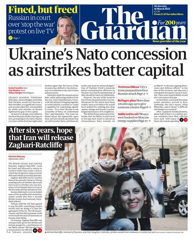 The Guardian Newspaper issue Wednesday, March 16, 2022
