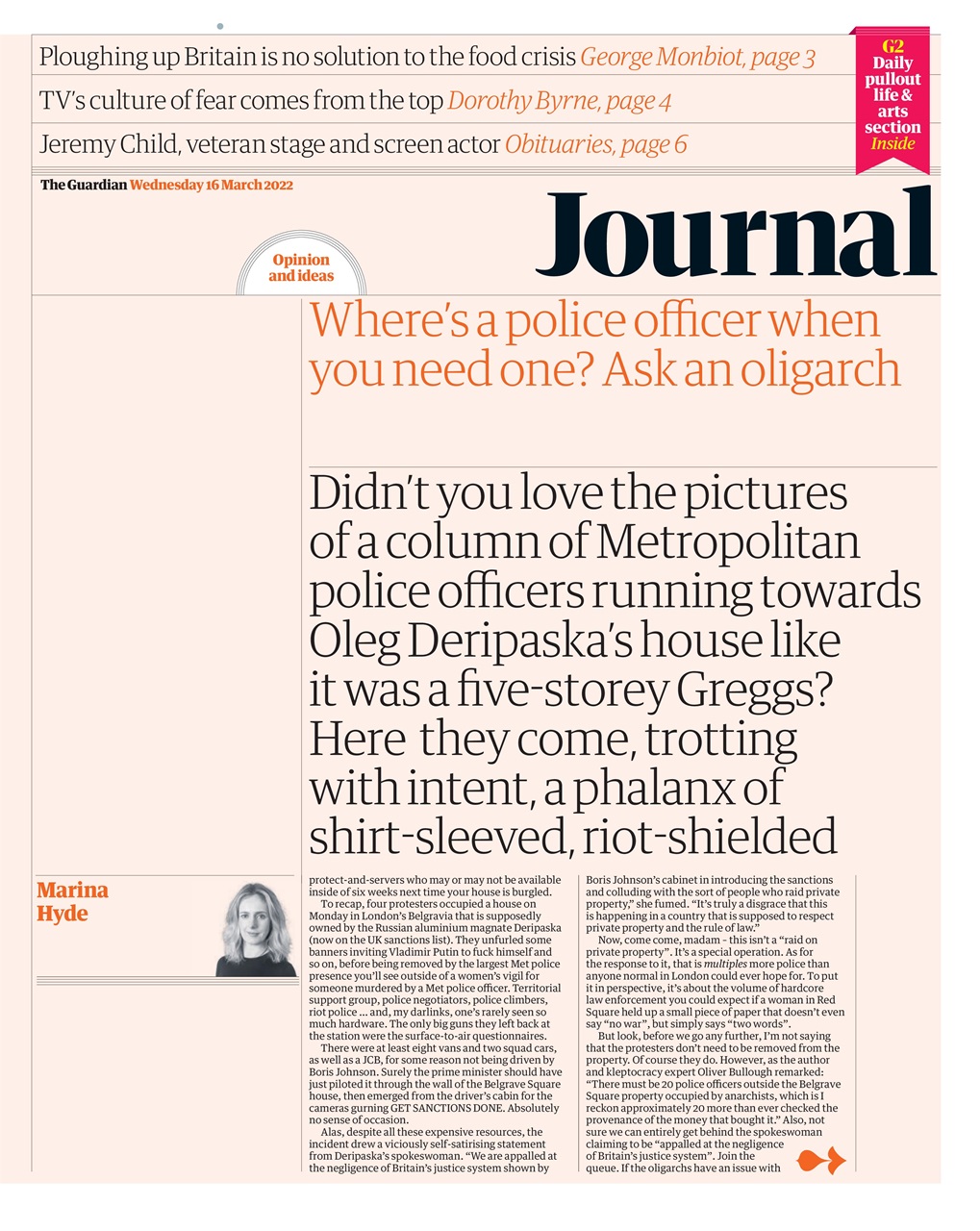 The Guardian Newspaper Preview Pages