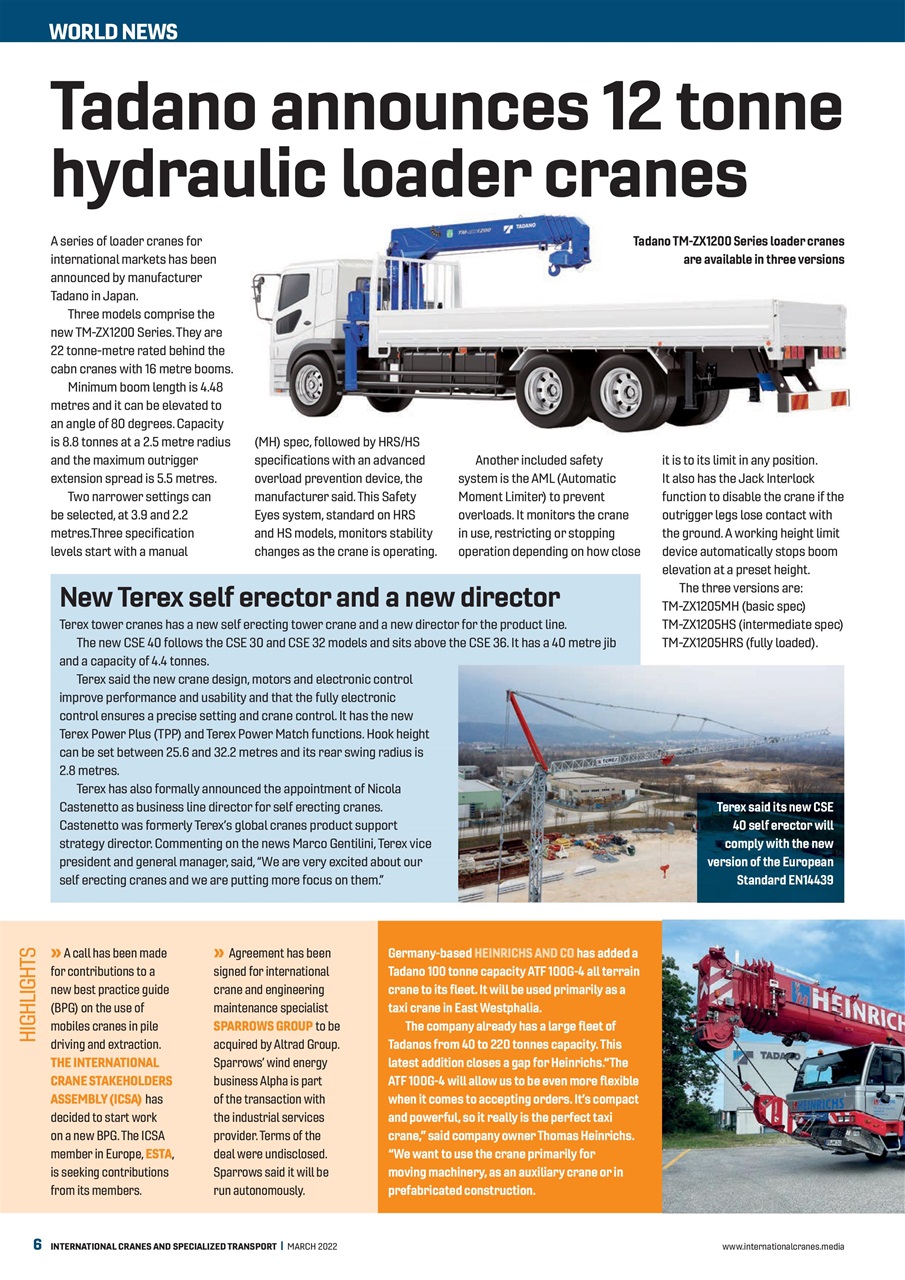 Int. Cranes and Specialized Transp Preview Pages