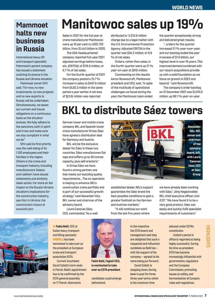 Int. Cranes and Specialized Transp Preview Pages