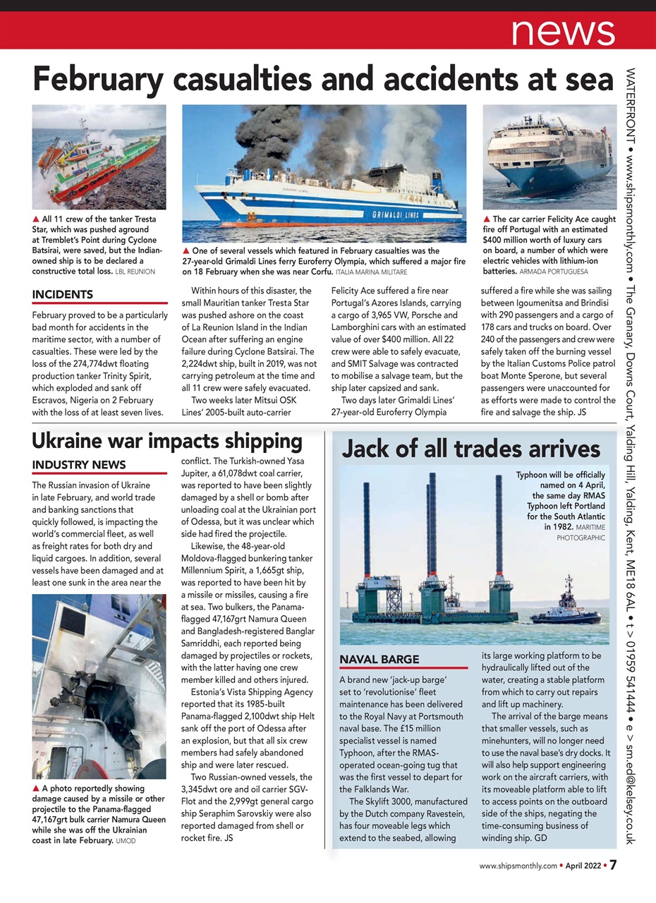 Ships Monthly Preview Pages