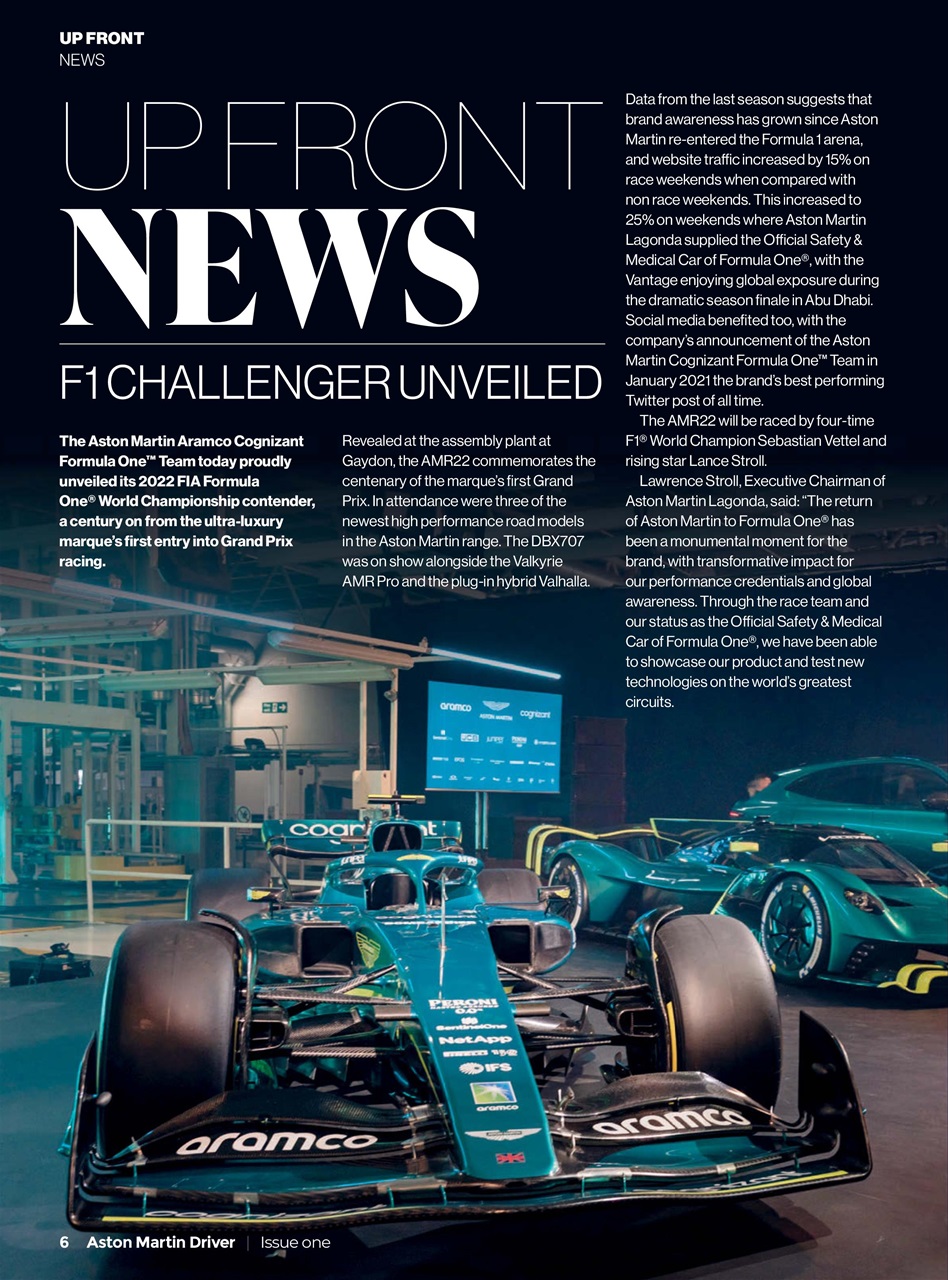 Aston Martin Driver Preview Pages