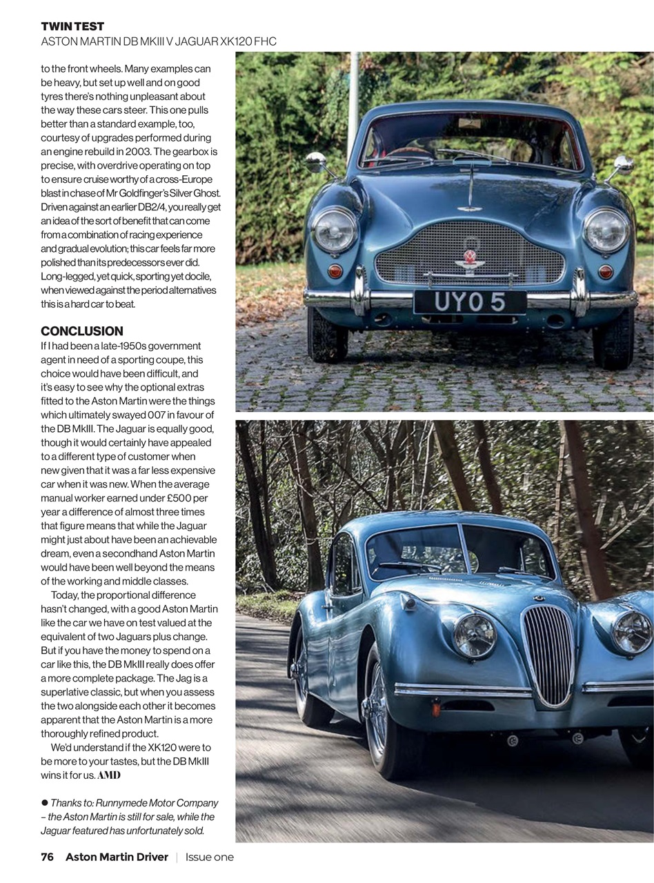 Aston Martin Driver Preview Pages