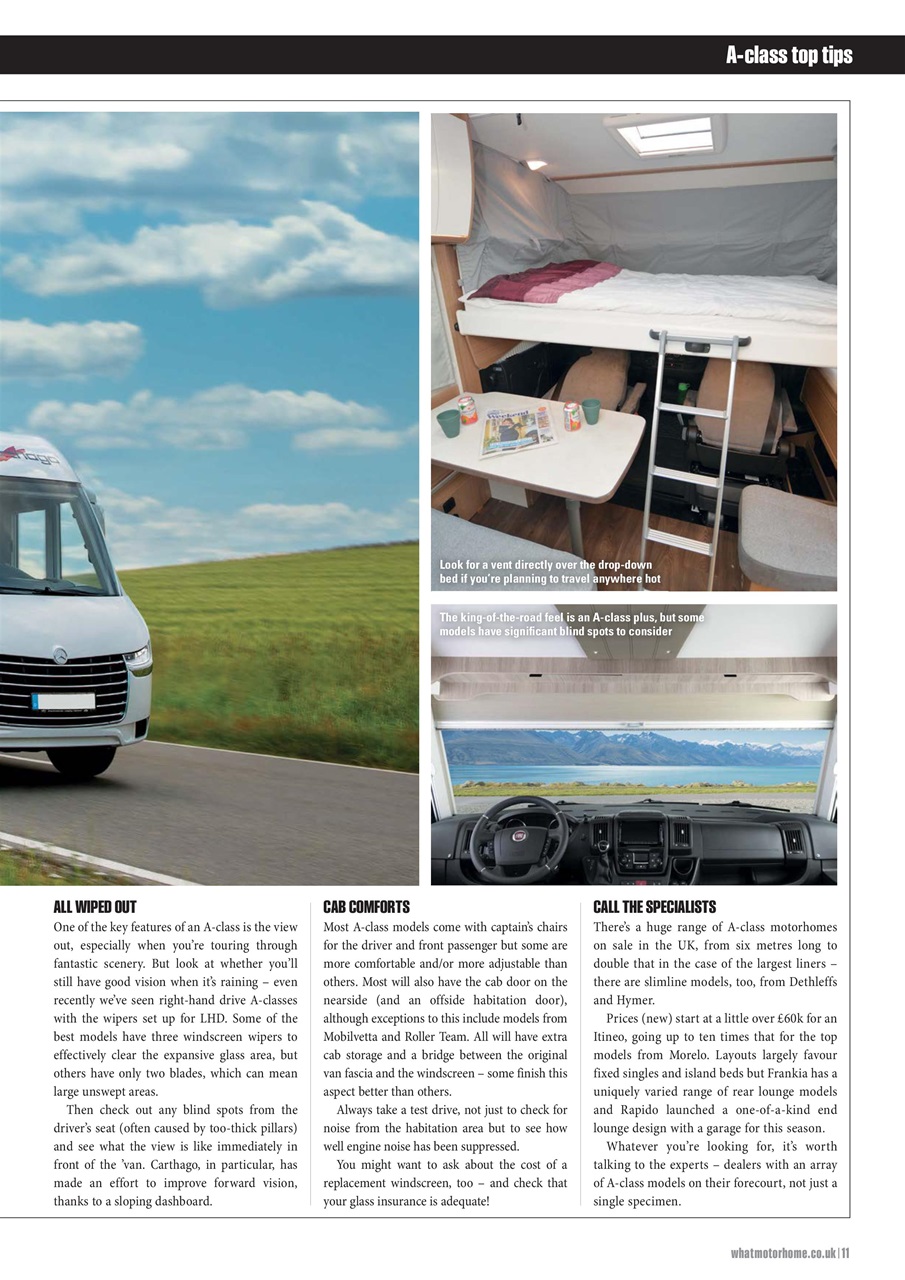 What Motorhome magazine Preview Pages