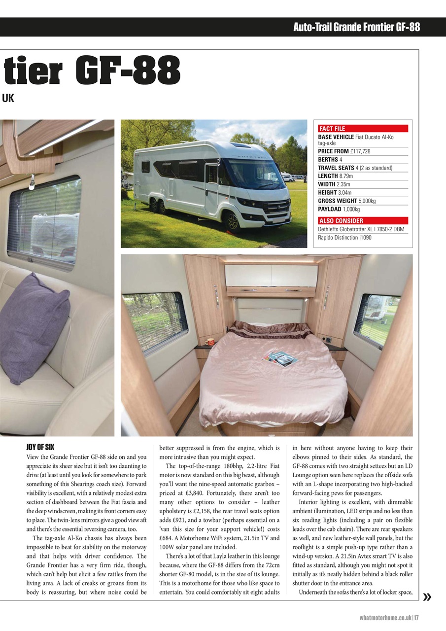 What Motorhome magazine Preview Pages