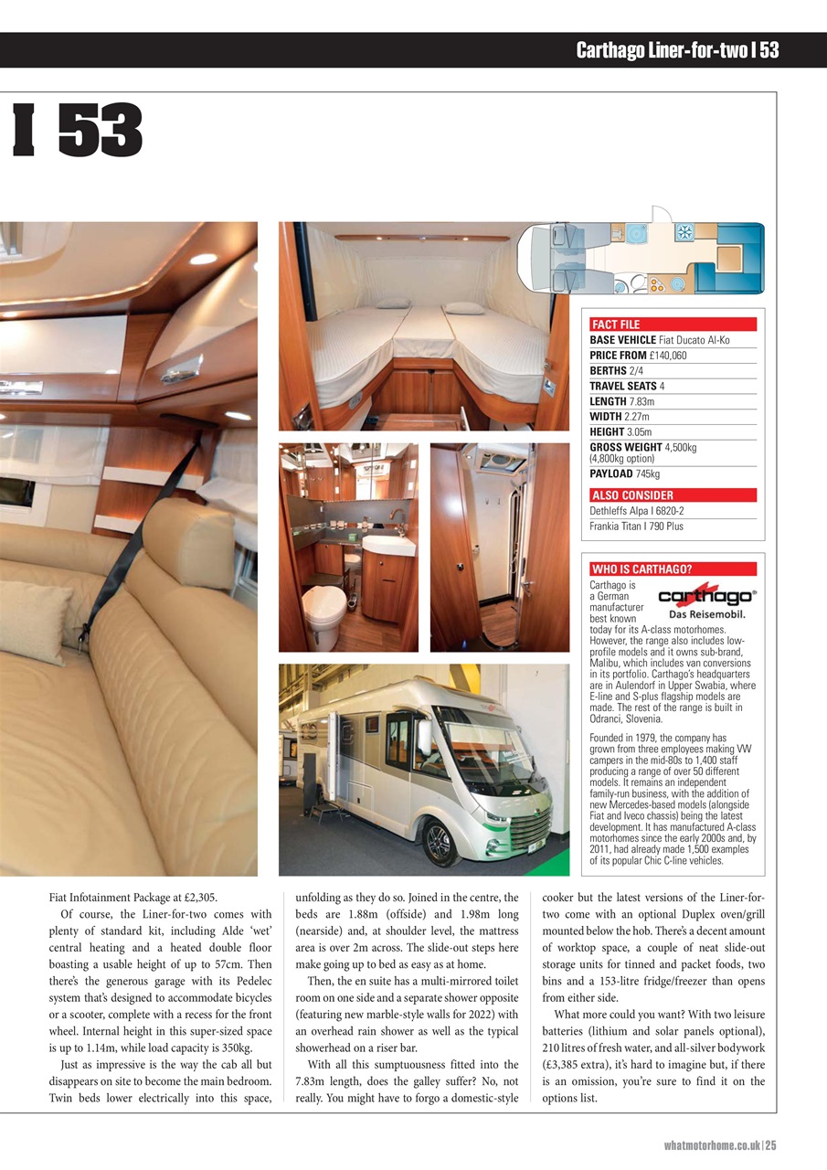 What Motorhome magazine Preview Pages