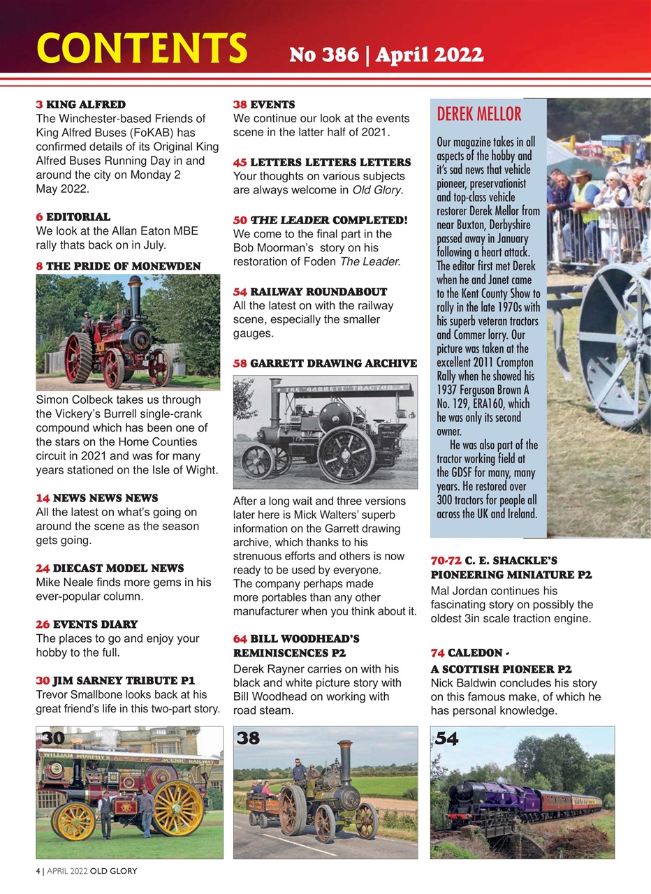 Old Glory Magazine Preview Pages