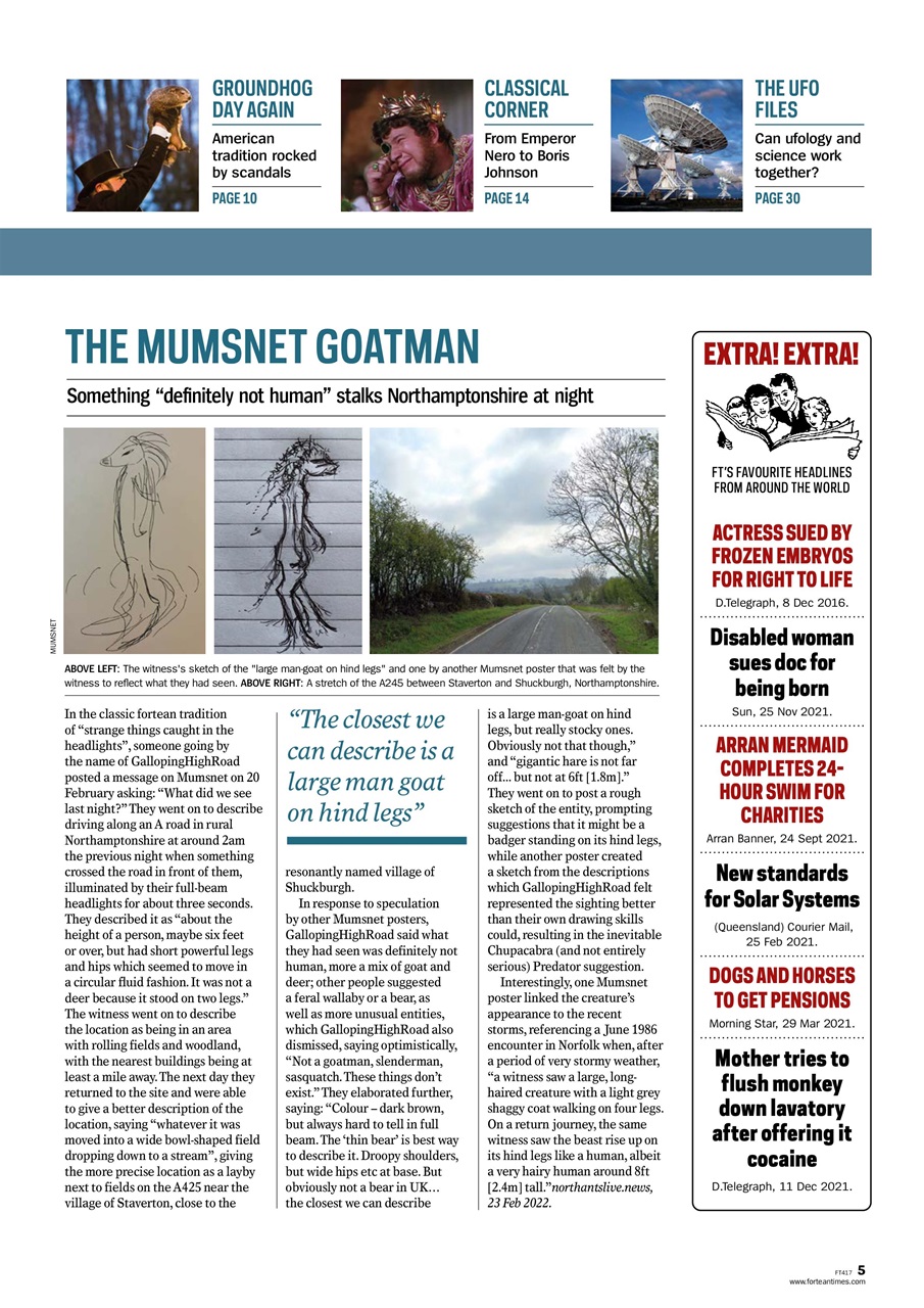 Fortean Times Preview Pages