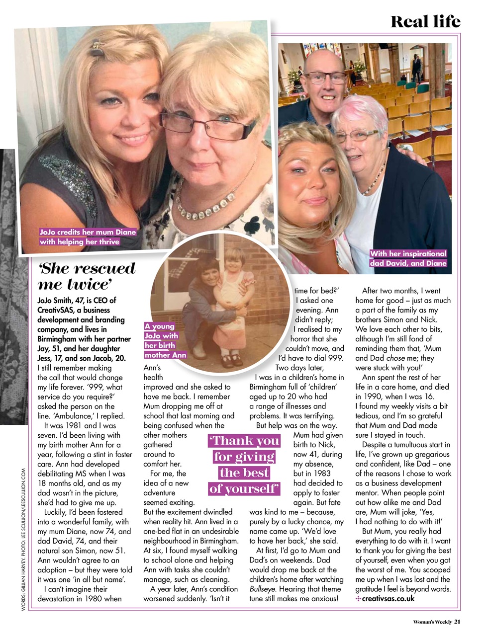 Woman's Weekly Preview Pages