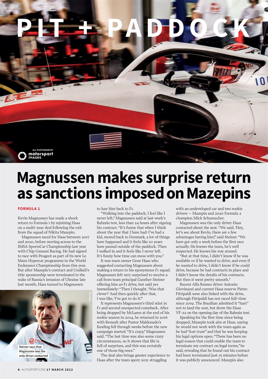Autosport Preview Pages