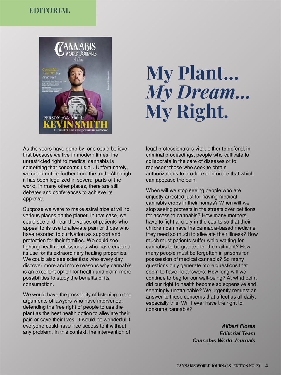Cannabis World Journals Preview Pages