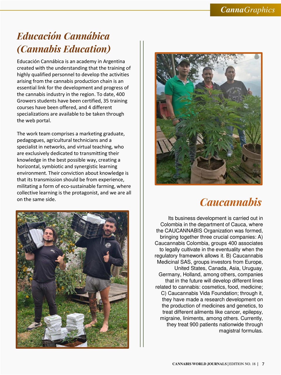 Cannabis World Journals Preview Pages