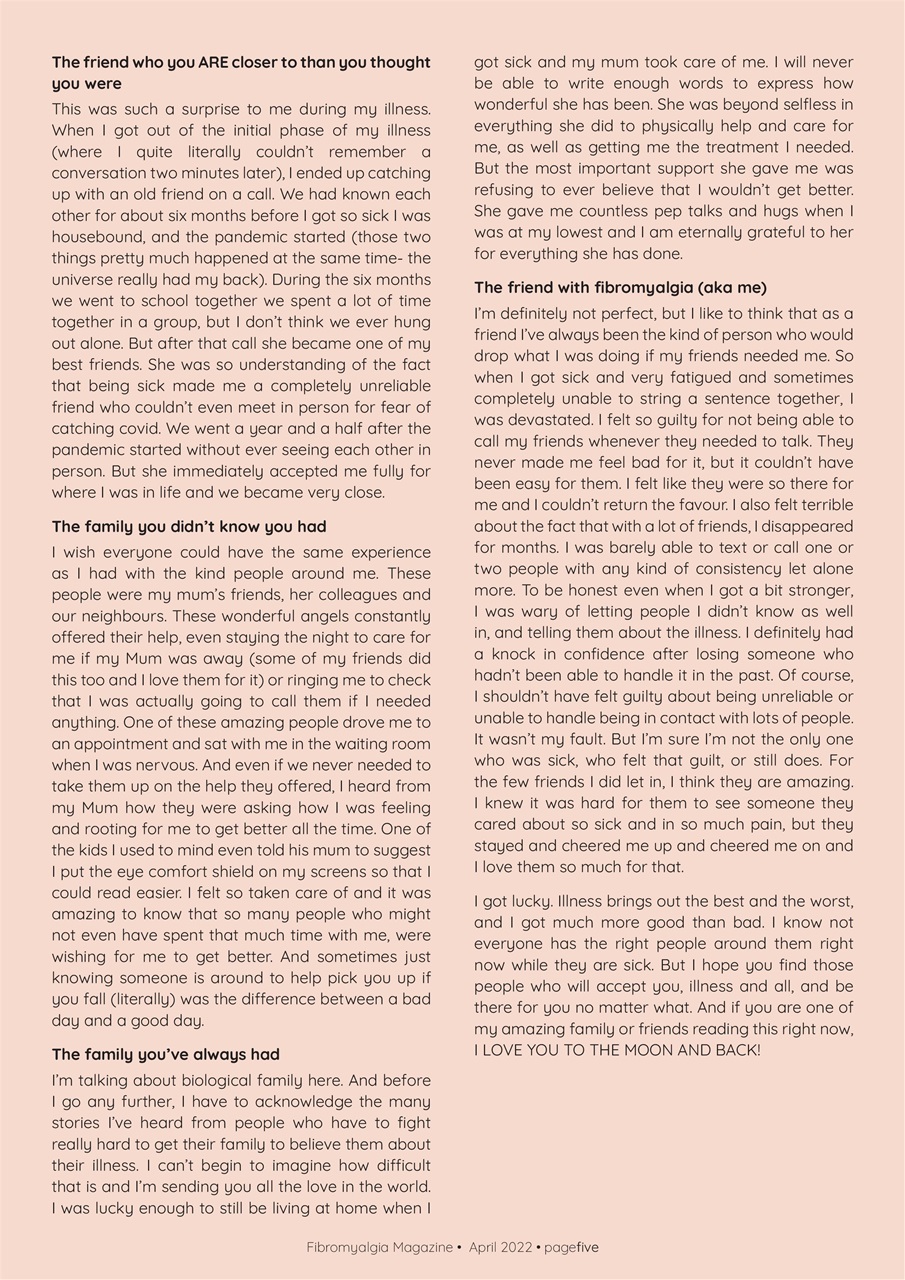 Fibromyalgia Magazine Preview Pages