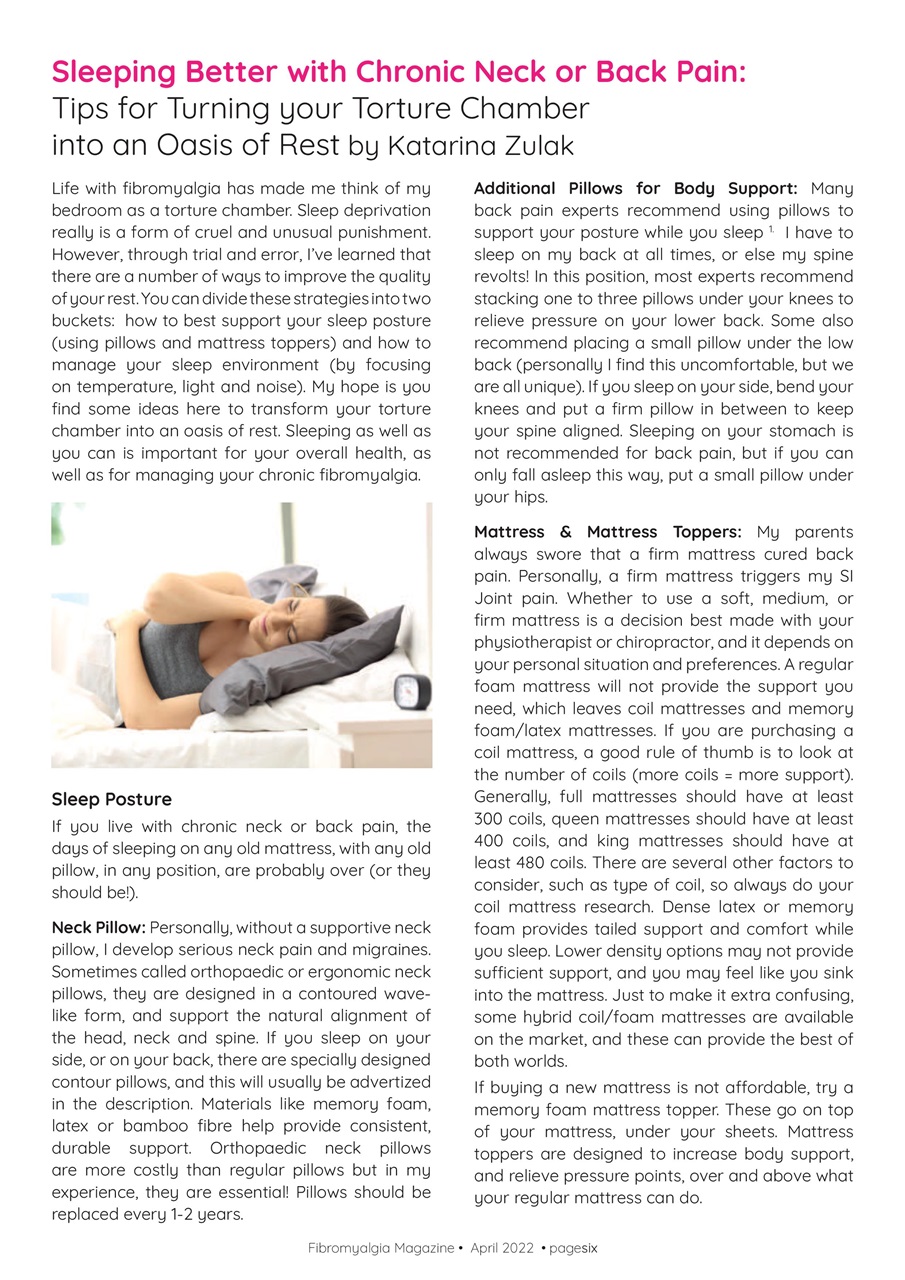 Fibromyalgia Magazine Preview Pages