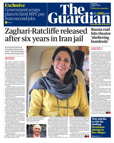 The Guardian Newspaper issue Thursday, March 17, 2022