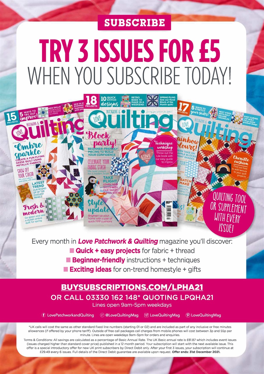 Today’s Quilter Preview Pages