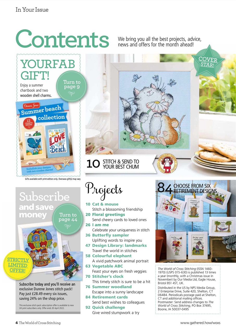 The World of Cross Stitching Preview Pages