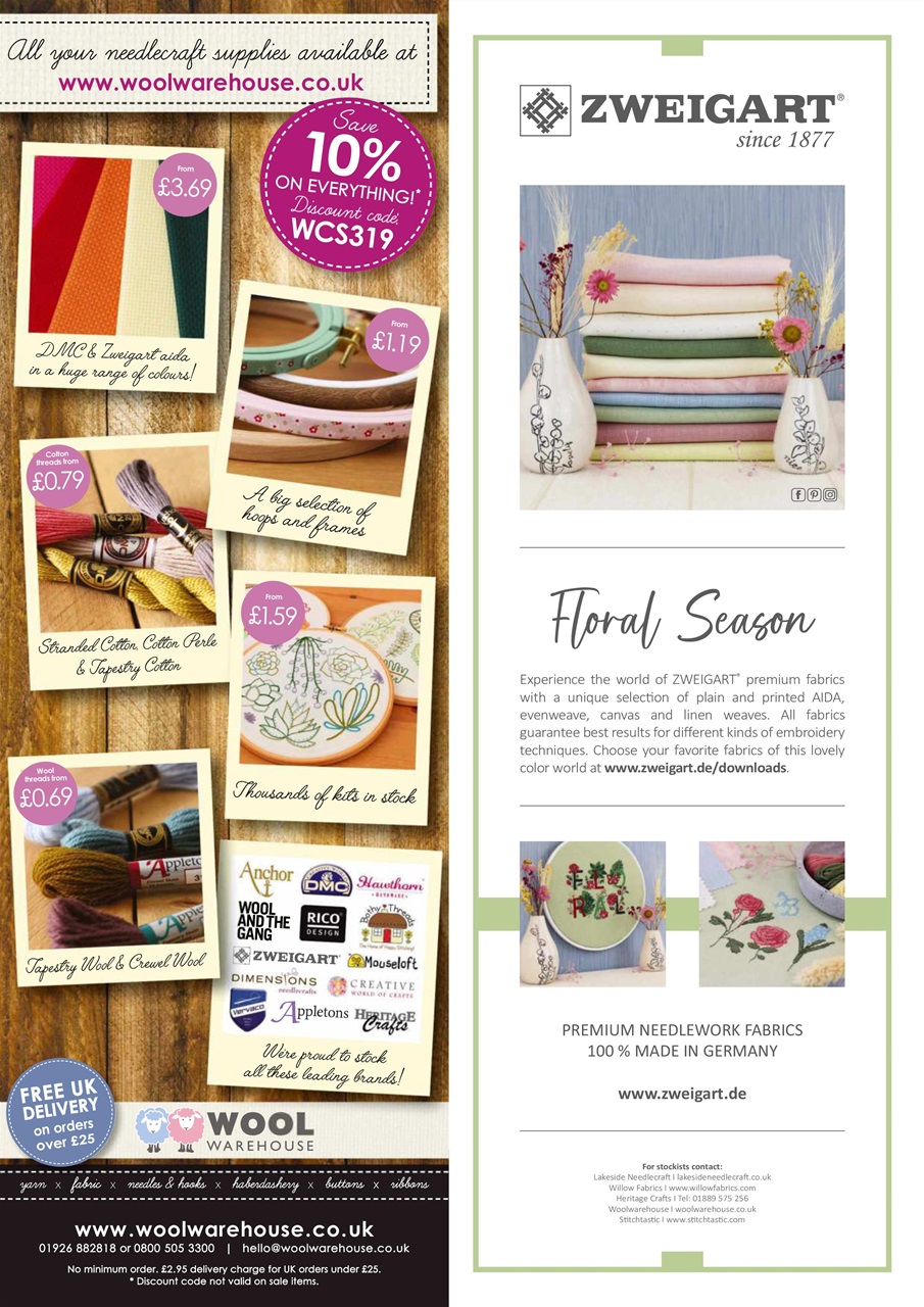 The World of Cross Stitching Preview Pages