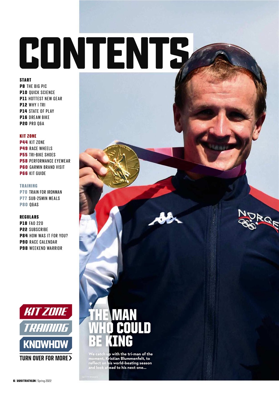 220 Triathlon Magazine Preview Pages