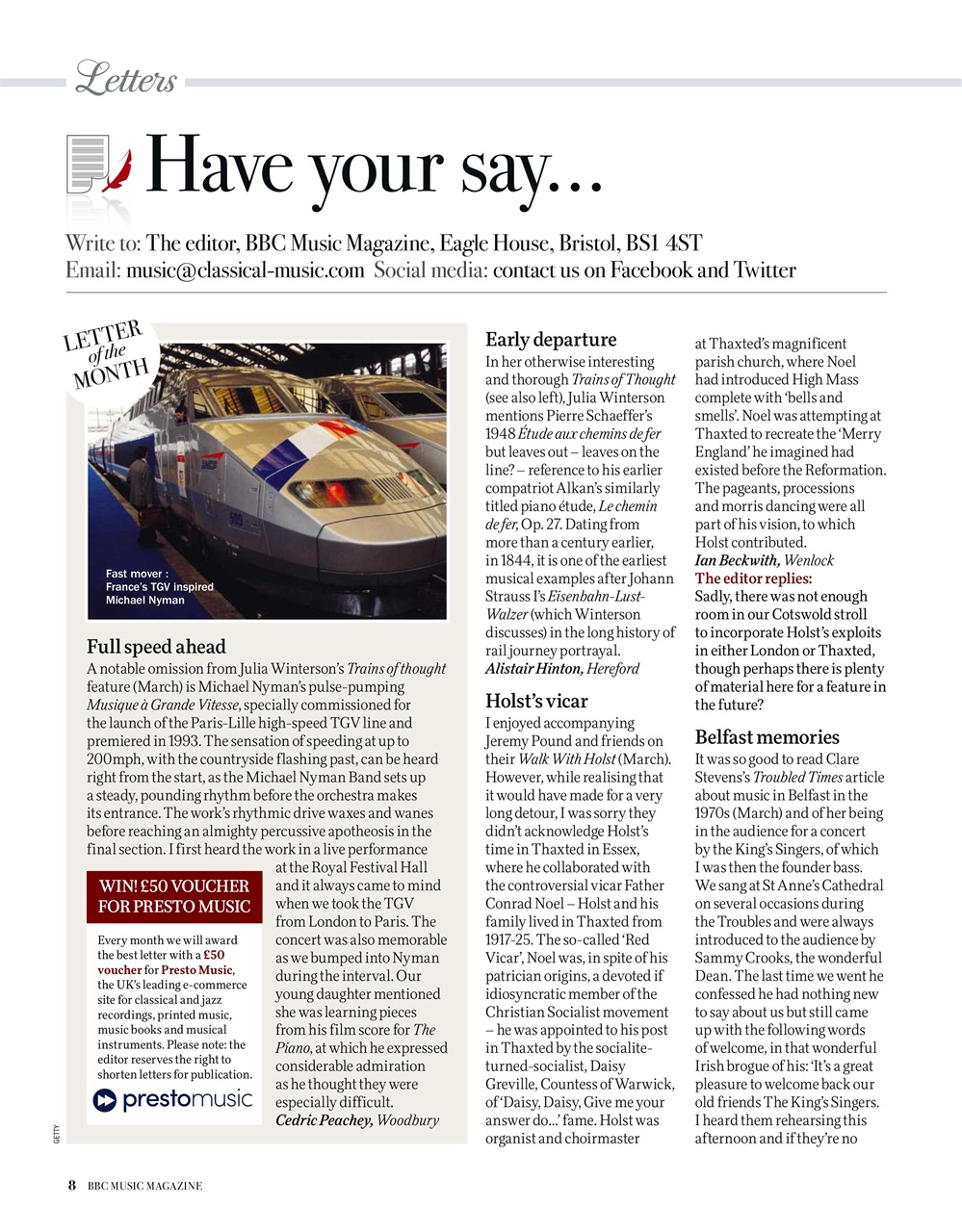 BBC Music Magazine Preview Pages