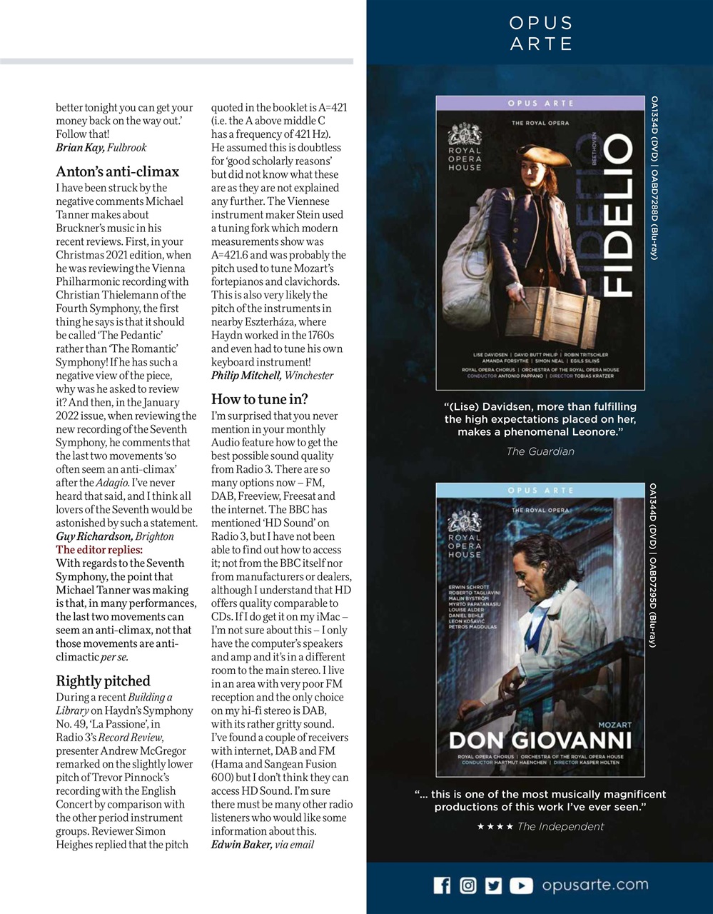 BBC Music Magazine Preview Pages