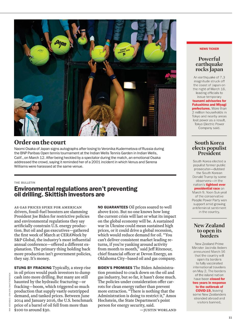 TIME Magazine Europe Preview Pages