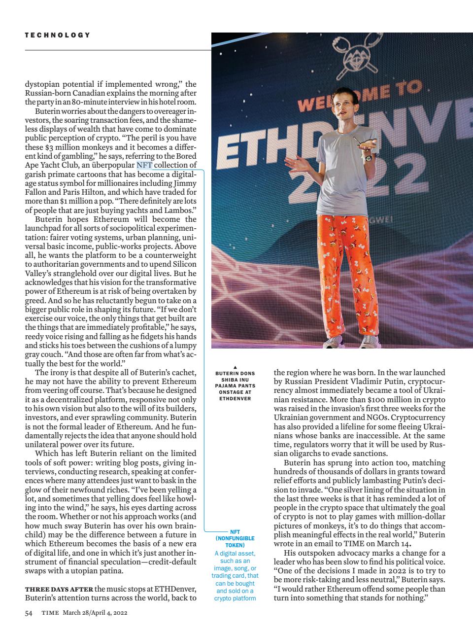 TIME Magazine Europe Preview Pages