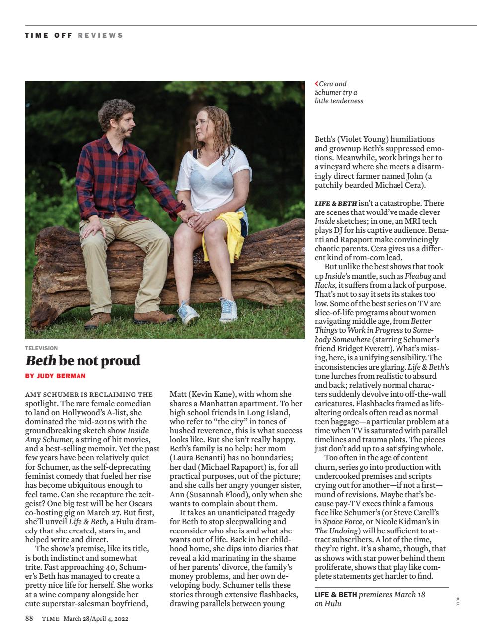 TIME Magazine Europe Preview Pages