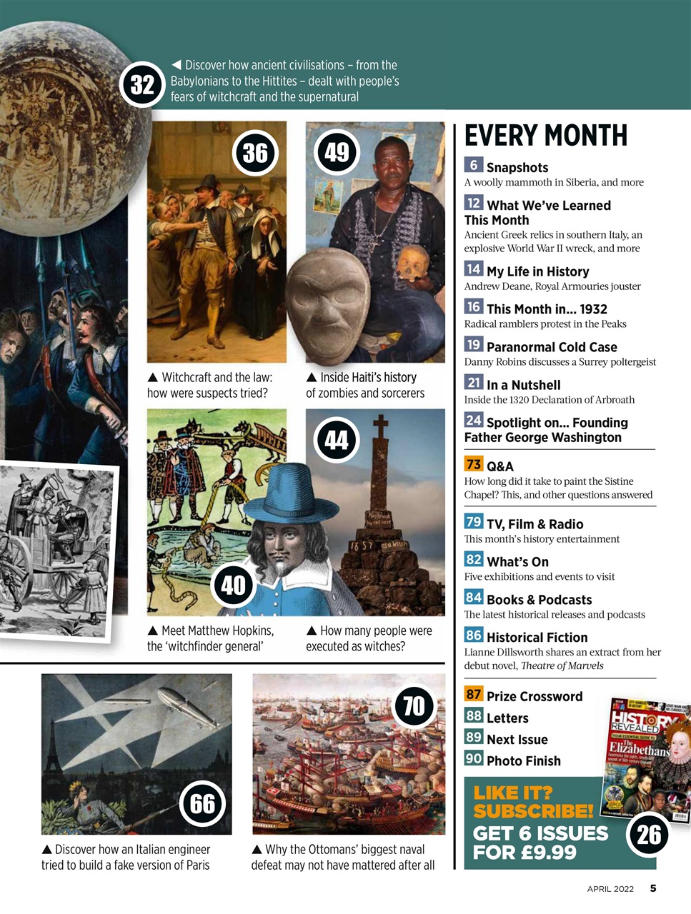 BBC History Revealed Magazine Preview Pages