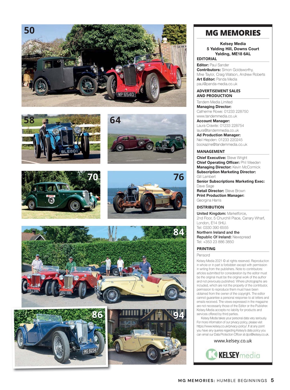 MG Memories Preview Pages