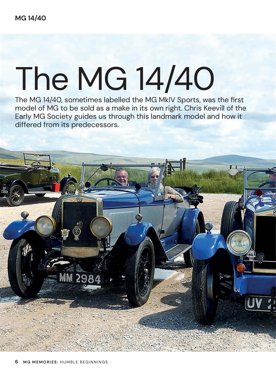 MG Memories Preview Pages