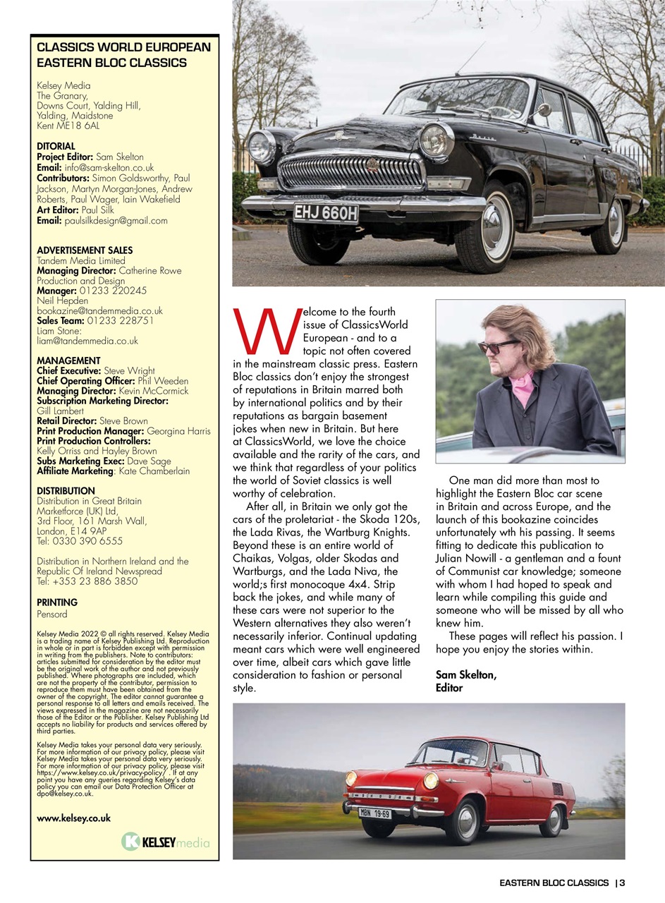 Classics World European Preview Pages