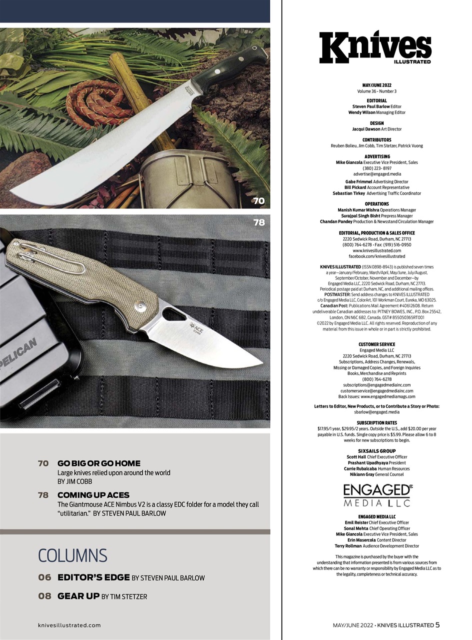 Knives Illustrated Preview Pages