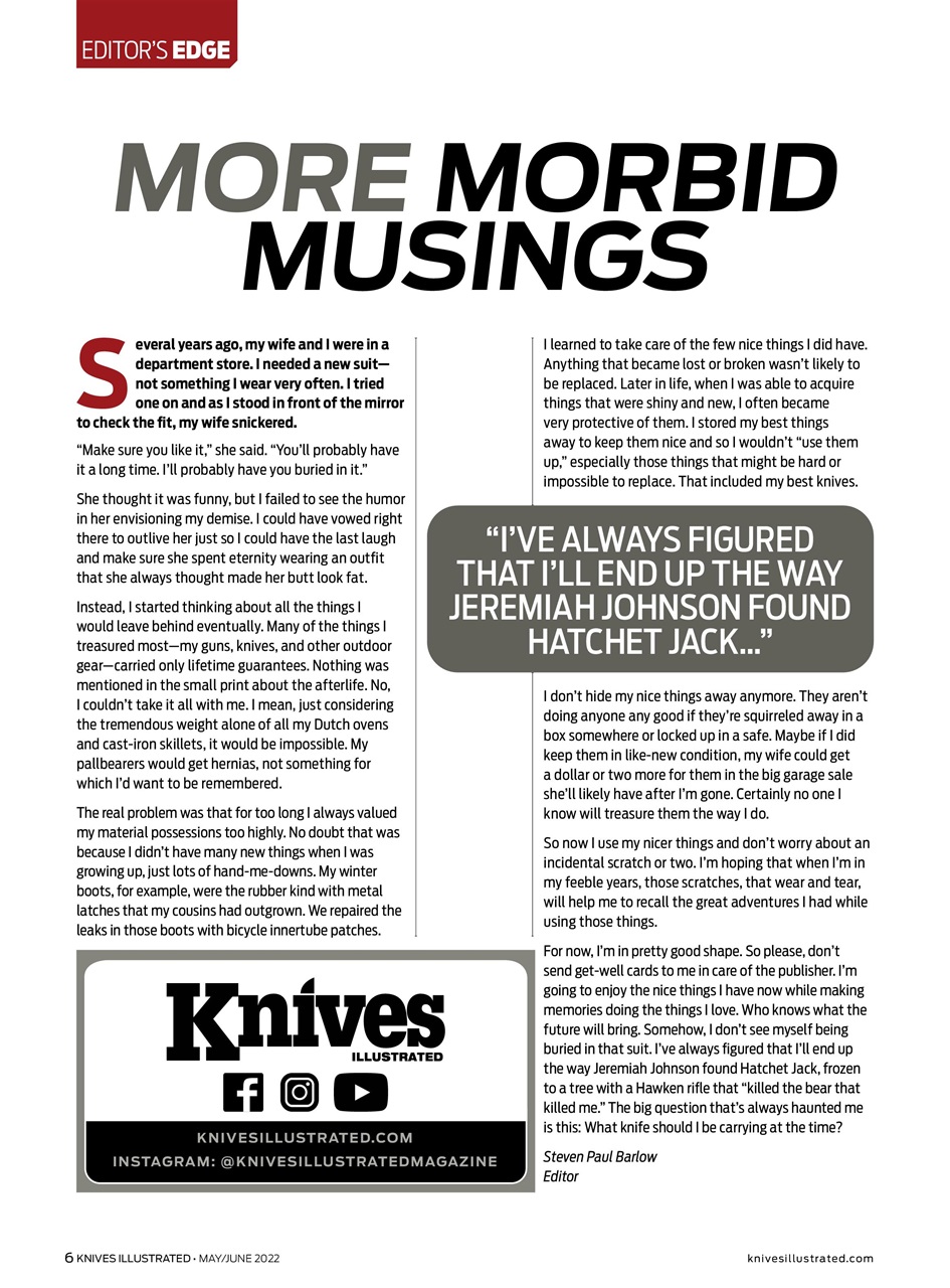 Knives Illustrated Preview Pages