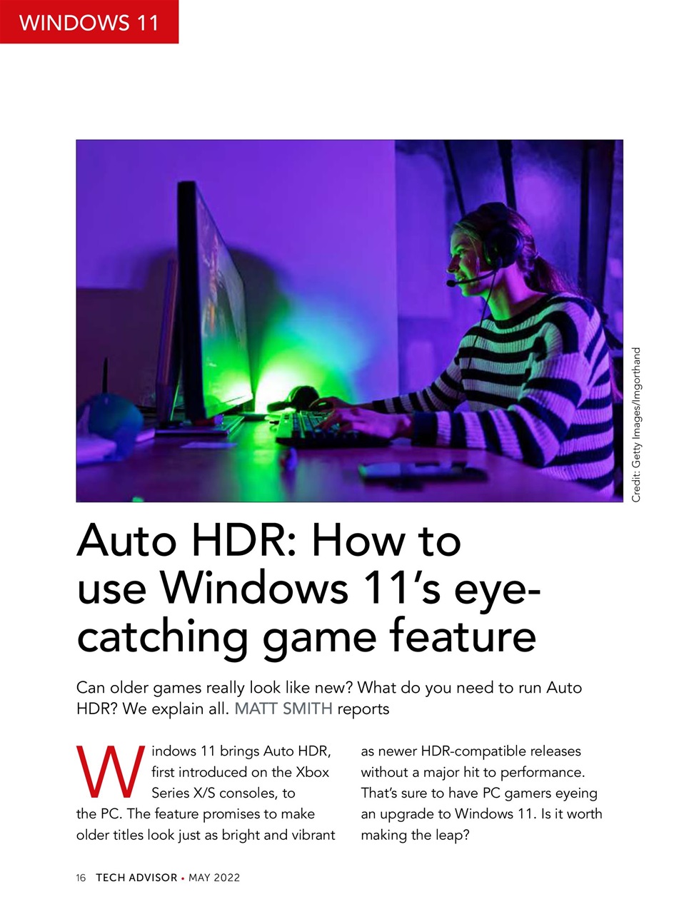 Tech Advisor Preview Pages
