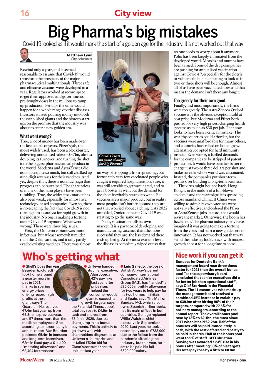 MoneyWeek Preview Pages