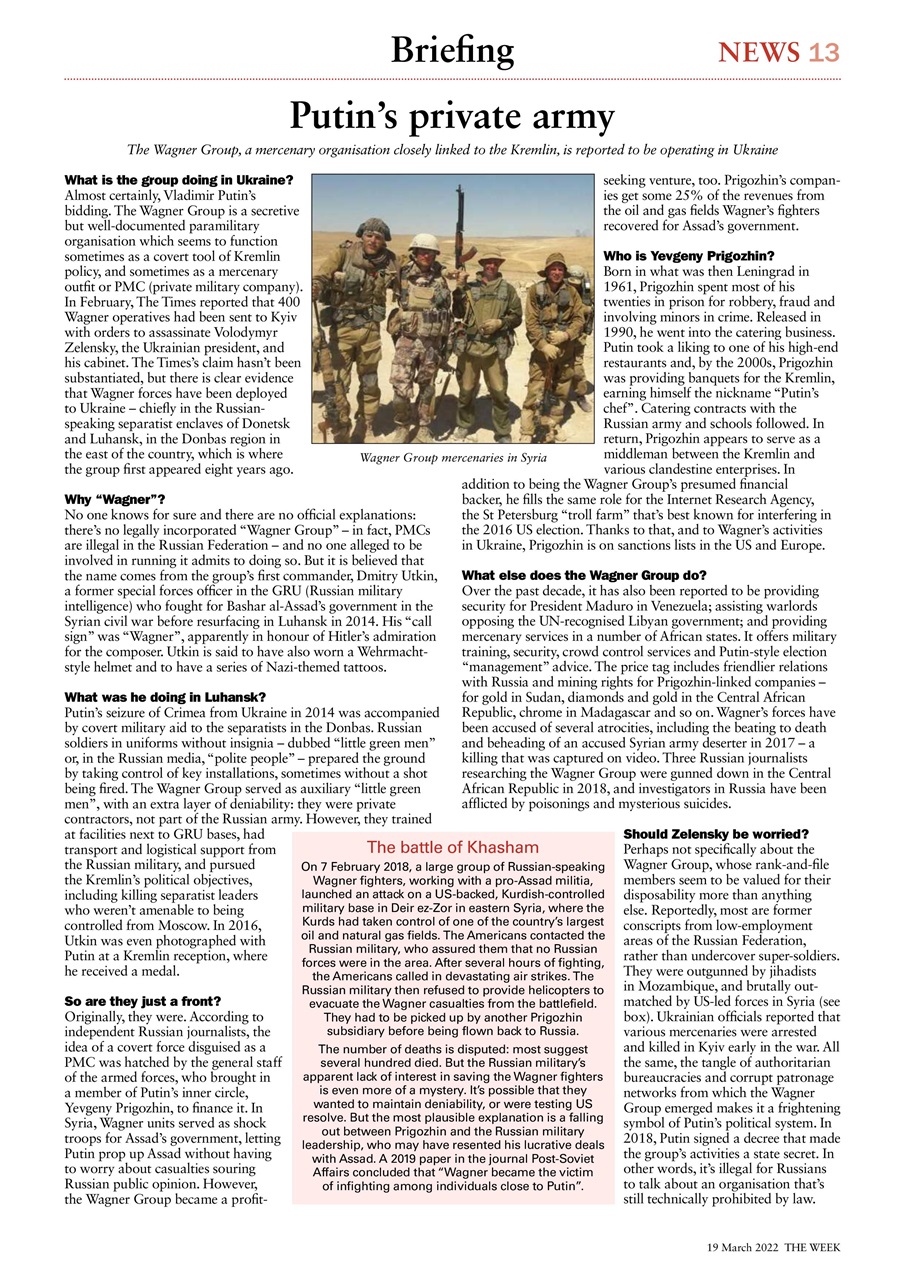 The Week Preview Pages