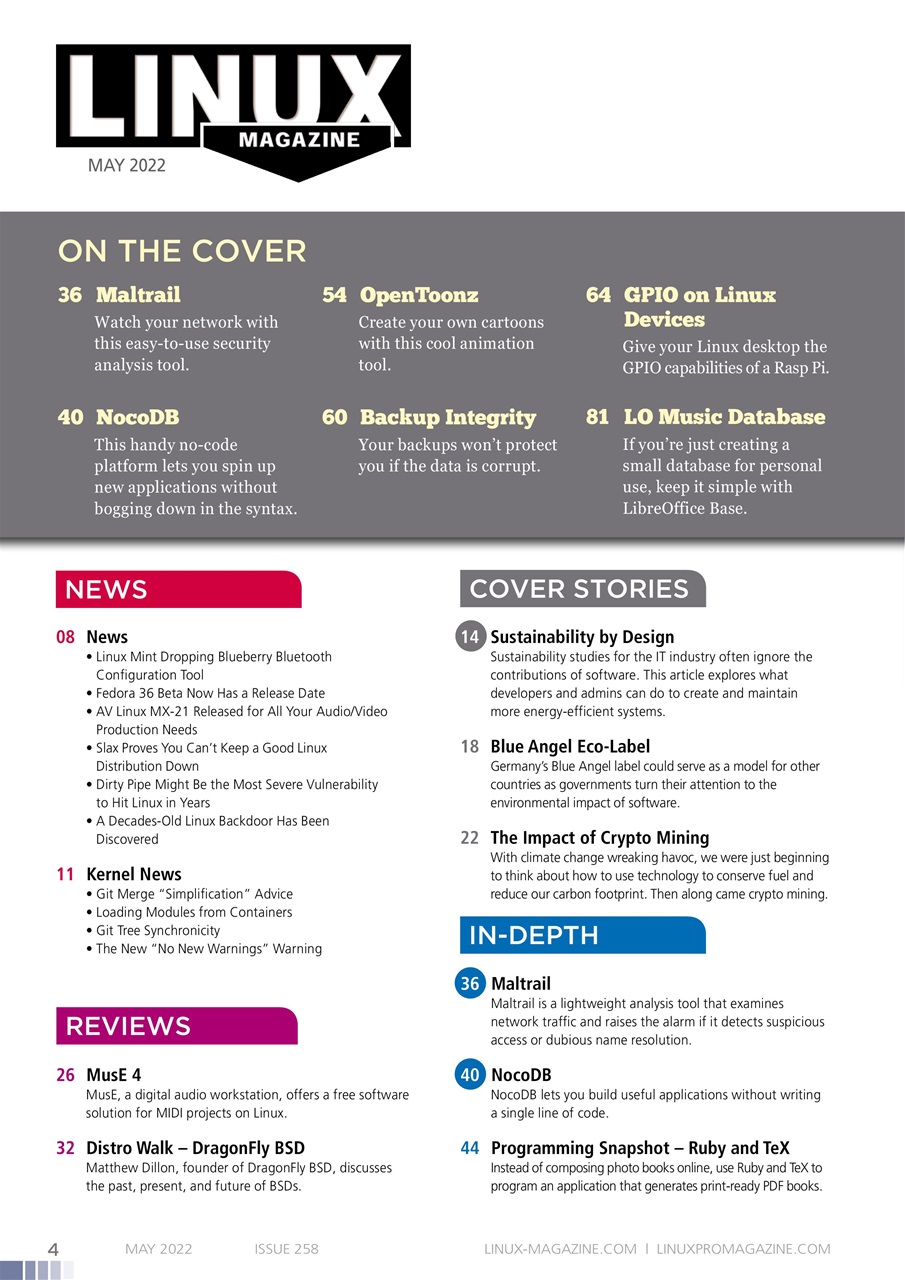 Linux Magazine Preview Pages