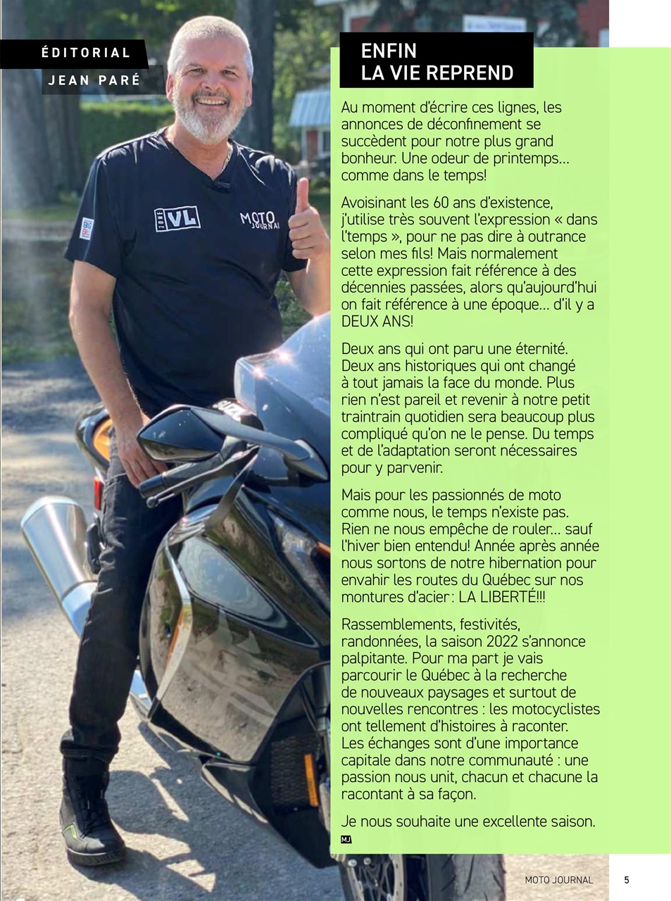 Moto Journal Preview Pages