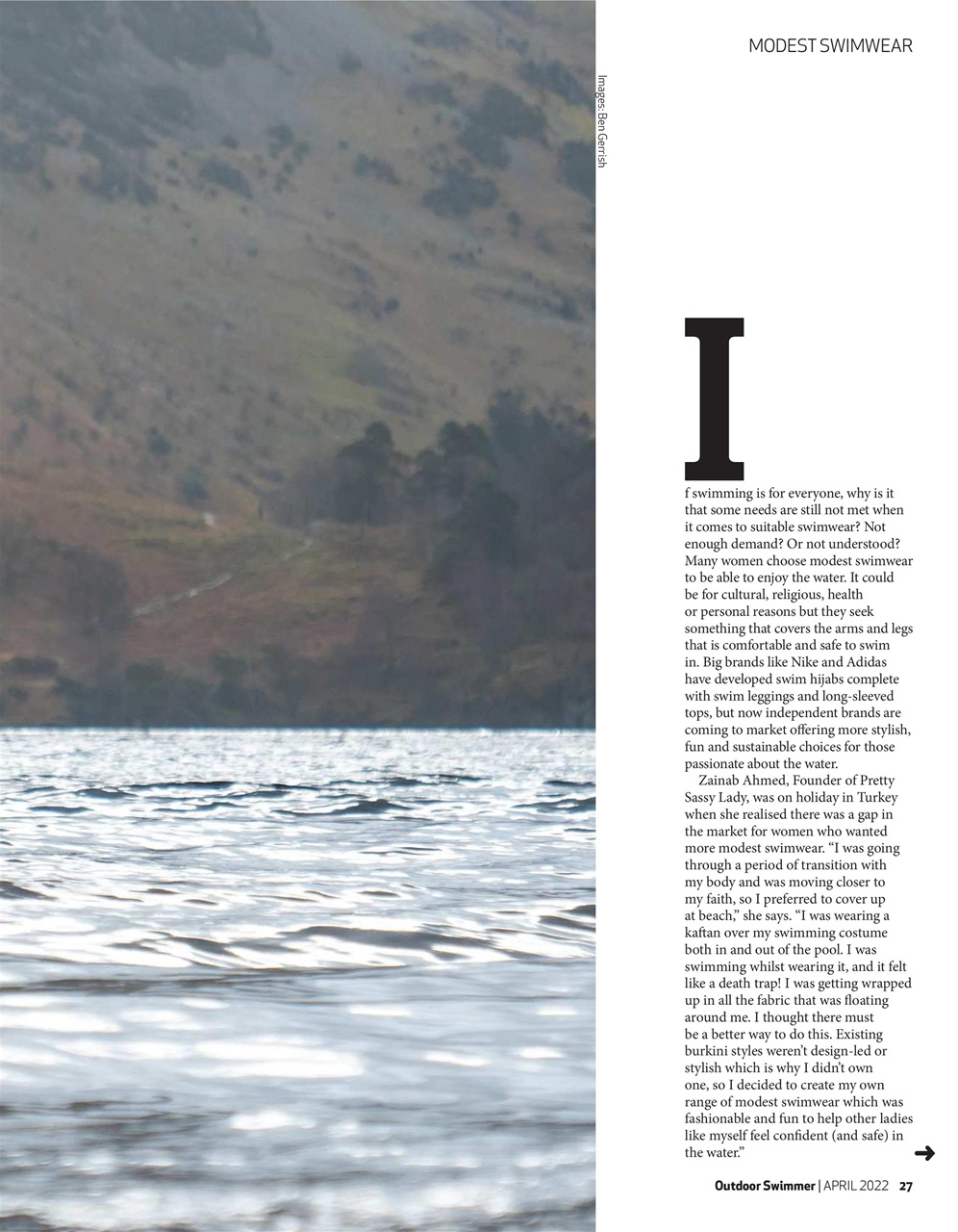 Outdoor Swimmer Preview Pages