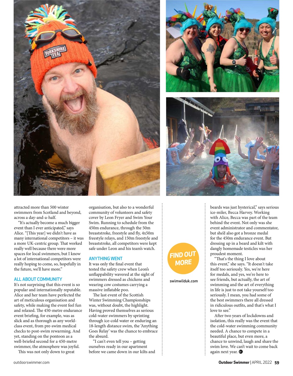 Outdoor Swimmer Preview Pages